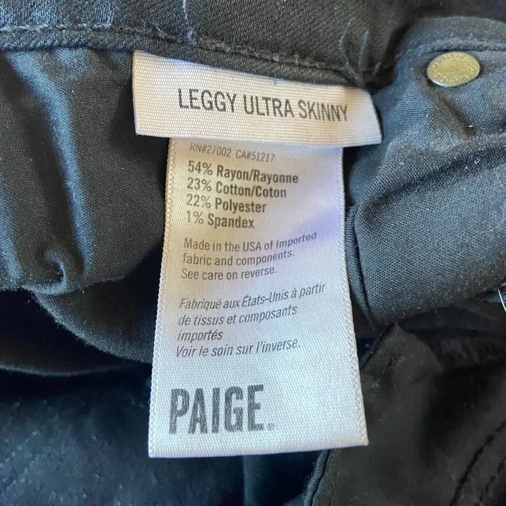 DONATED–PAIGE | Leggy Ultra Skinny Jean | Size 28 - Picture 2 of 5